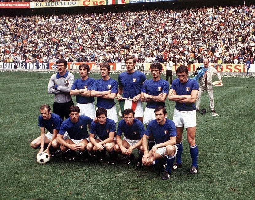 1970 italia brasile azzurri lineup