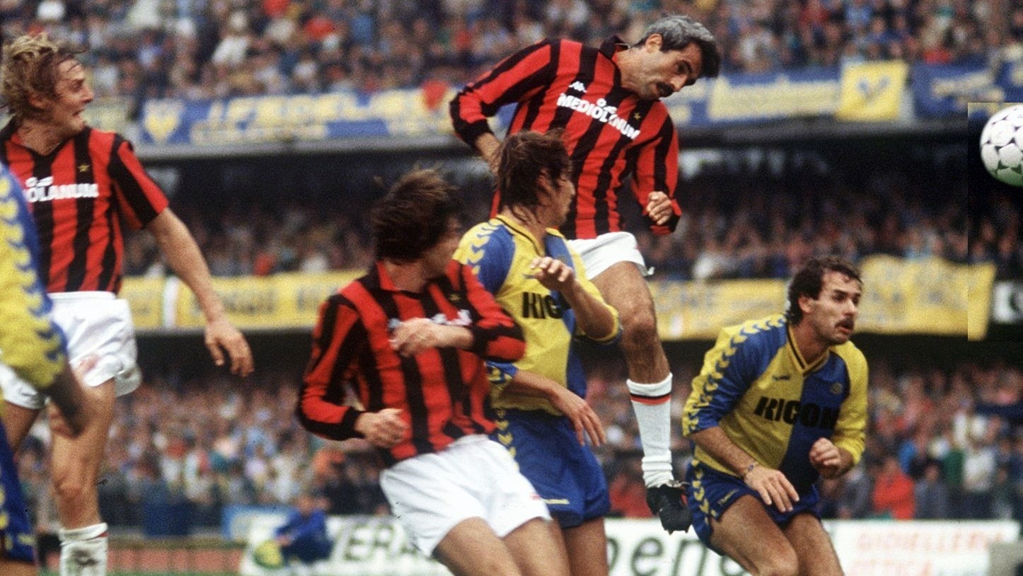 il gol di Virdis contro il Verona – 1987